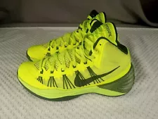 Nike Hyperdunk 599537-701 Neon Green Basketball Shoes Sneakers Mens Size 9