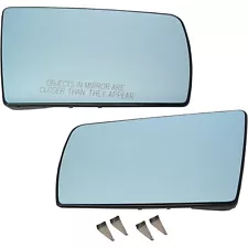 Mirror Glass Set For 1996-99 Mercedes Benz E320 E300 1997-00 C230 Left and Right