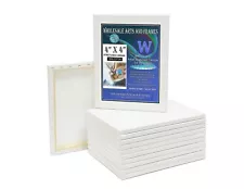 3/4" Stretched Artist Canvas 8x10 11x14 16x20 18x24 24x36 30x40 36x48 + SALE NOW