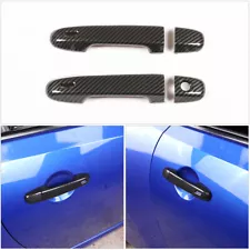 Carbon Fiber 2-Door Handle Covers Trims For Subaru BRZ Scion FRS 2012-2021