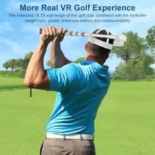 VR Golf Club Attachment for Meta Oculus Quest 3 Non Slip Handle Grip