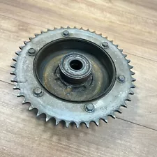 1980 81 Suzuki PE400 PE 400 250 / Nice OEM REAR WHEEL BRAKE DRUM CUSH HUB (For: Suzuki PE400)