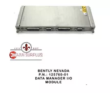 BENTLY NEVADA P.N.: 125760-01, DATA MANAGER I/O MODULE!