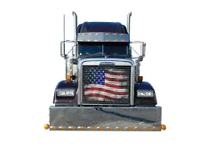 Freightliner Classic/XL/FLD120/FLD132 Premium Old Glory Bug Screen