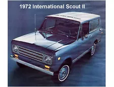 1972 International Scout II Auto Refrigerator / Tool Box Magnet Man Cave