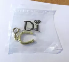 Diamonds International Horse Shoe Gold Charm from Cozumel Brand New