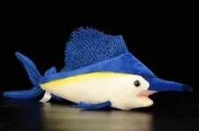 15 Inch Sailfish Fish Stuffed Sea Animal Plush Toys Toddler Doll Kids Gifts