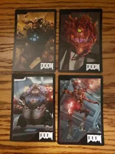 Doom 2016 Set Of 4 Promo Trading Cards