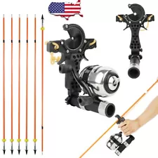 Bowfishing Catapult Slingbow Reel Arrow Set Archery Bow Hunting Shooting Fishing