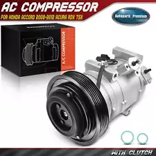 New AC Compressor with Clutch for Honda Accord 2008-2012 Acura Crosstour 10SR15C (For: More than one vehicle)