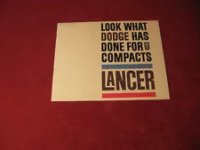 1961 Dodge Lancer Sales Brochure Booklet Catalog Old Original