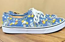 Vans Disney Donald Duck Blue Lace Up Sneakers Mens 11 Preowned