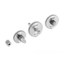 INJORA Stainless Steel Overdrive/ Underdrive Transmission Gears Pinion for TRX4M