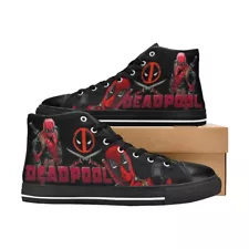 Deadpool Sneakers Custom High Top Men's Canvas Shoes