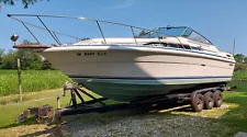 1983 Sea Ray 27' Cabin Cruiser & Triple Axle Trailer - Michigan