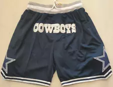 Hip Stitched pants Football Basketball Shorts Size:S-3XL for DALLAS COWBOYS