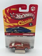 Hot Wheels Classics Studebaker Avanti, Orange, 1:64, New in Pack