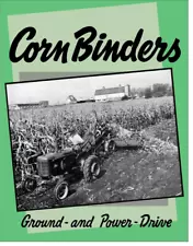 IH McCormick-Deering Corn Binders Brochure Booklet International Harvester IHC