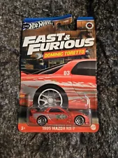 Hot Wheels Fast & Furious Dominic Toretto 1995 Mazda Rx7