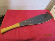 Vintage Corneta Solingen Sugar Cane Cutter Machete Knife w/Hook Promedoca