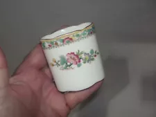 SMALL COALPORT MING ROSE VASE OR CIGARETTE HOLDER