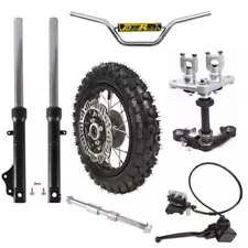 Front Forks 2.50-10 Wheel 7/8" Handlebars Dirt Bike Disc Brake for XR50 CRF50