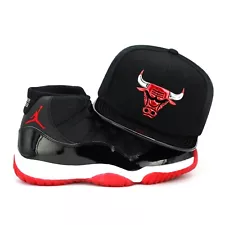 Mitchell & Ness Chicago Bulls Snapback Hat Cap for Jordan 11 Retro Playoffs Bred