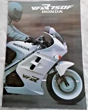 Honda VFR 750 Motorcycle Sales Brochure 1986 1987 Ideal for collector Owner etc