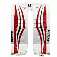 New Vaughn Xf Intermediate Goalie Leg Pads 30"+2 Black/Red Velocity V7 int goal