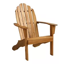 World Market Slatted Wood Adirondack Chair