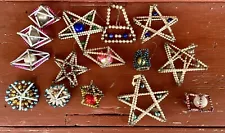 Sale! Antique Christmas Beaded Glass Ornaments - Lot 2