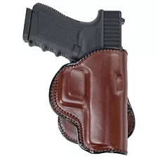 PADDLE HOLSTER FOR RUGER P95. OWB LEATHER PADDLE WITH ADJUSTABLE CANT.