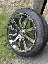 20x9 5x115 chrome wheel Aftermarket Chrysler 300 SRT