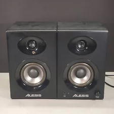 Alesis Elevate 3 Powered Studio Monitor Speaker Pair TESTED NO Power Cord