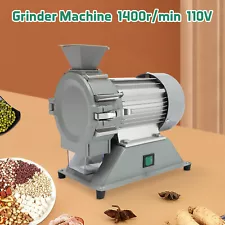 Micro Plant Grinding Machine 1400RPM Soil Pulverizer Electric Grain Mill Machine