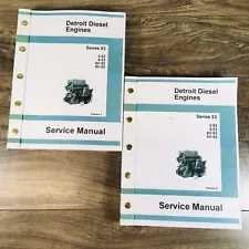 Detroit Diesel 3-53 4-53 6V-53 8V-53 53 Series Engine Service Manual Shop Repair