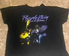 Men's Purple Rain Prince & The Revolution Graphic T-Shirt Size 2XL NEW