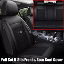 Hot Sale Full Surround Set For Toyota Car 5-Seat Cover PU Leather Cushion Covers (For: 2010 Toyota Land Cruiser)