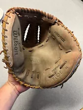 Used -Wilson A2000 Superskin Series 34 Inch CM Fastpitch Softball Catcher's Mitt