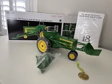 Hamilton Authenticated John Deere Model 720 Tractor With 80 Blade And 45 Loader