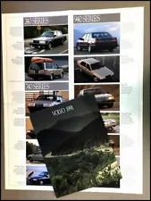 1991 Volvo Car Sales Brochure Catalog - 780 Coupe 940 Turbo 240 740