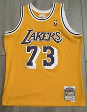 Dennis Rodman Mitchell & Ness Lakers 1998-99 Hardwood Classics Large Jersey