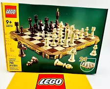 LEGO 40719 Traditional Chess Set (2 in 1 includes Checkers)