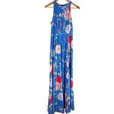 Yumi Kim Dream Floral Maxi Dress Komodo Azure Size Small