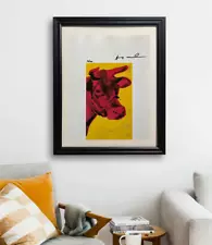 Andy Warhol Hand-Signed Original Print With COA & +$3,500 USD Appraisal Included