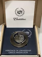 Vintage CADILLAC XXV Heritage of Ownership Medallion / Grill Emblem - NEW