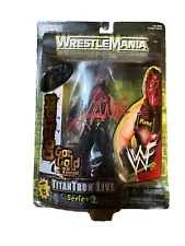 WWF Titan Tron Live Series 2 Go for the Gold - Kane Signed- not Authenticated