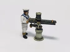 Victorian Naval Gatling Gun, Plastic Resin Kit unpainted (1/56) 28mm scale