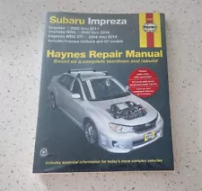 2002-2014 Subaru Impreza WRX STI Outback GT Haynes Repair Shop Manual , SEALED