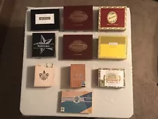 Lot of 10 - Premium Random￼ Wooden Cigar Boxes **MIXED VARIETY**SEPTEMBER SALE**